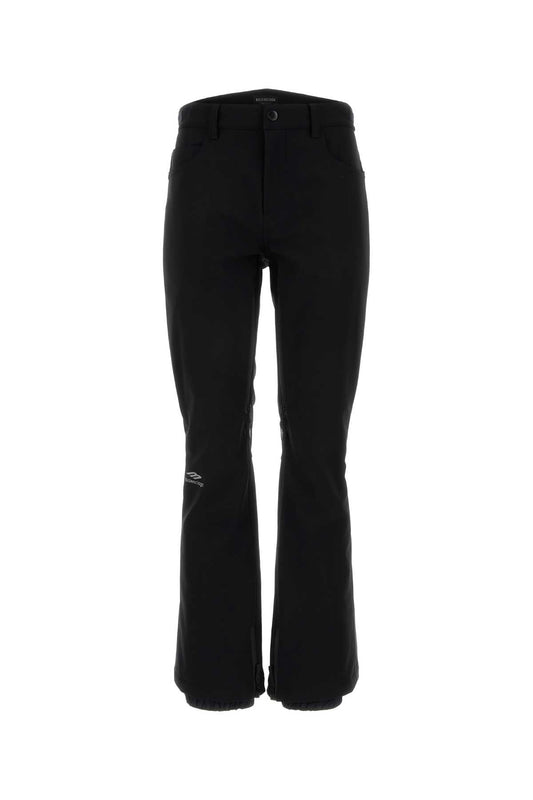 Balenciaga バレンシアガブラックストレッチナイロンスキーパンツ - Image 1