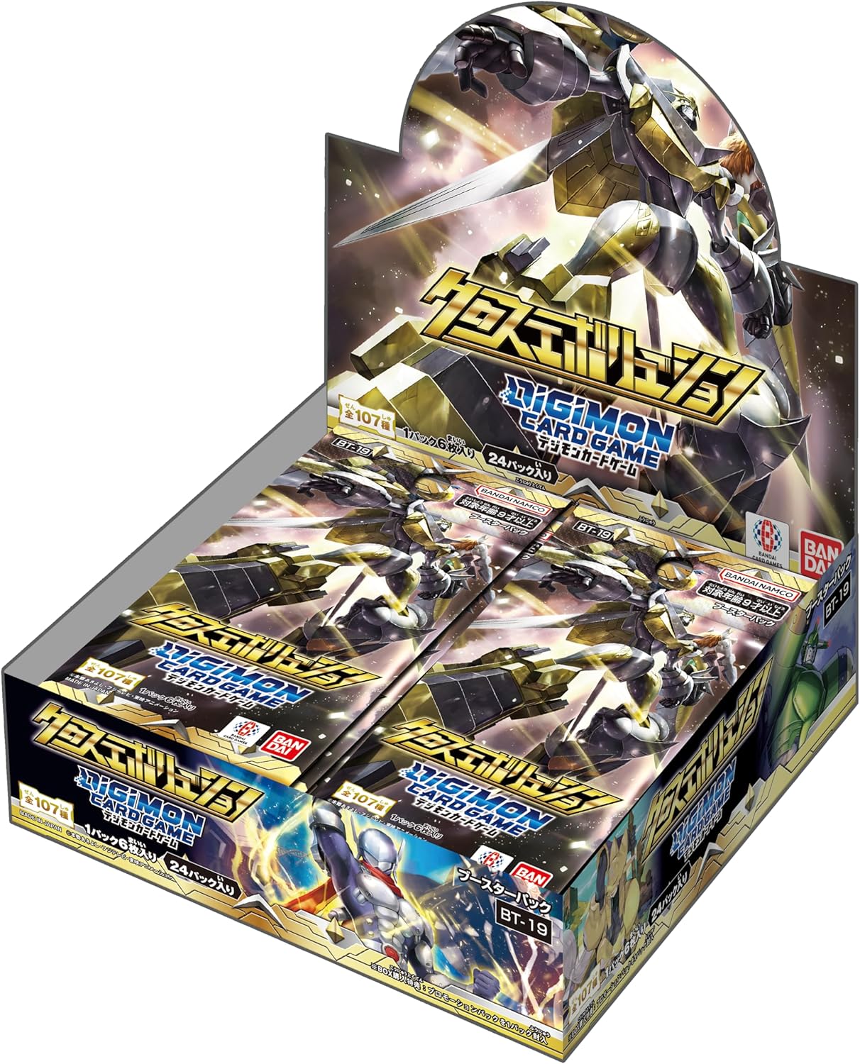 Bandai Digimon Card Game Booster Pack Cross Evolution (BT-19) (Box) 24 Pack for Ages 9 and Up