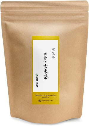 Tsujiri Kyoto Brown Rice Tea with Matcha, 7.1 oz (200 g) (Gift, Souvenir)