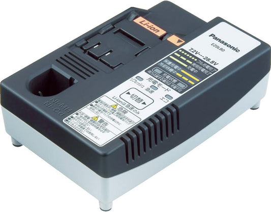 Panasonic EZ0L80 Charger, Nickel-Metal Hydride and NiCd, 7.2 V, 9.6 V, 12 V, 15.6 V, 24 V, Rapid Charger
