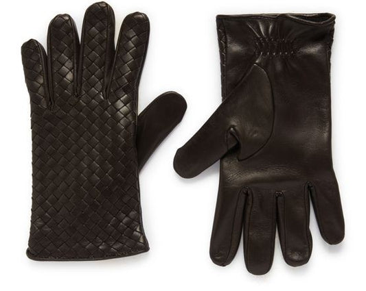 BOTTEGA VENETA Intrecciato レザーグローブ - Image 1