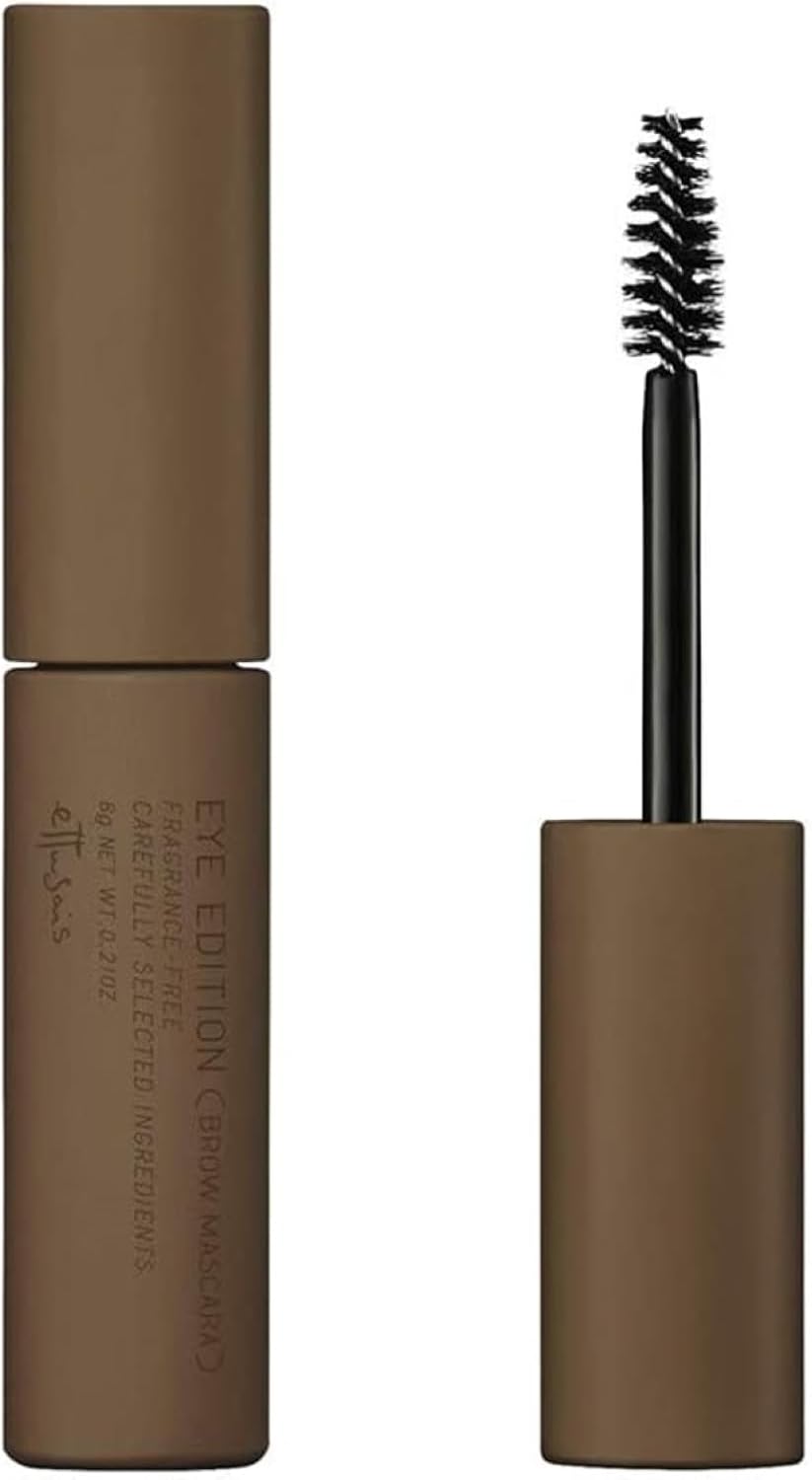 ettusais Eye Edition (Brow Mascara) 03 Ash Brown Eyebrow Mascara, Eyebrow Mascara, Can Be Removed with Hot Water, 0.2 oz (6 g)