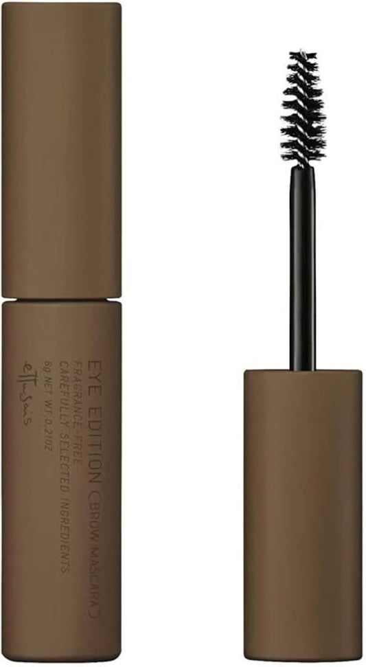 ettusais Eye Edition (Brow Mascara) 03 Ash Brown Eyebrow Mascara, Eyebrow Mascara, Can Be Removed with Hot Water, 0.2 oz (6 g)