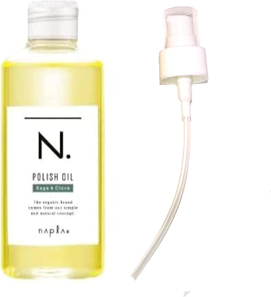 Napura N. Polish Oil SC (Sage & Glove) 5.1 fl oz (150 ml) Oil Dedicated Pump Set
