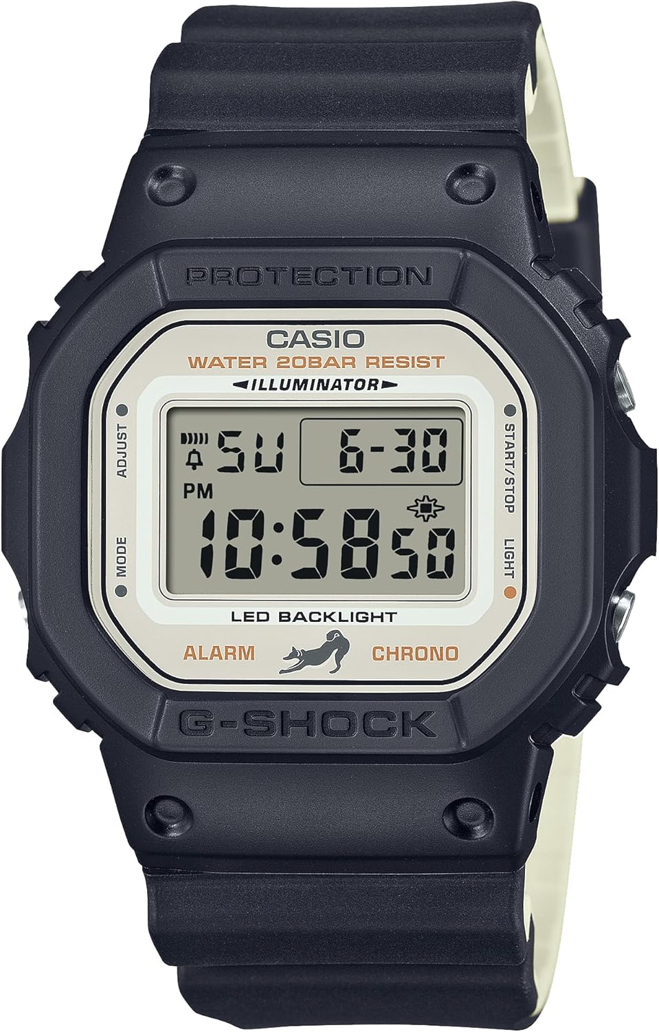 G-Shock SHIBAINU Made in Japan, Kuroshiba/Black, Sports Character