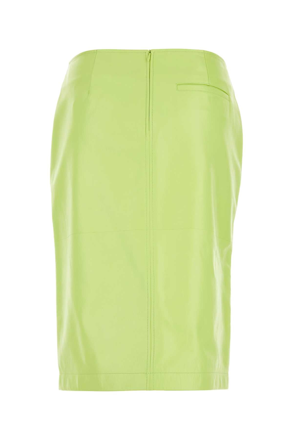 Bottega Veneta ボッテガベネタフルーイエローシアリングスカート - Image 1