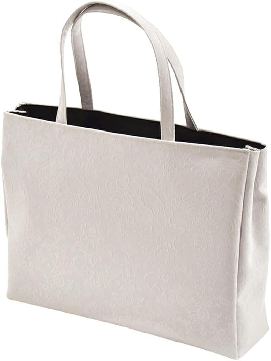 Nagomiya Japanese Kimono Bag, Casual, Made in Japan, Jacquard Tote Bag, Kimono Bag, Everyday Use, Small Pattern, Pongee, Handbag, Women's