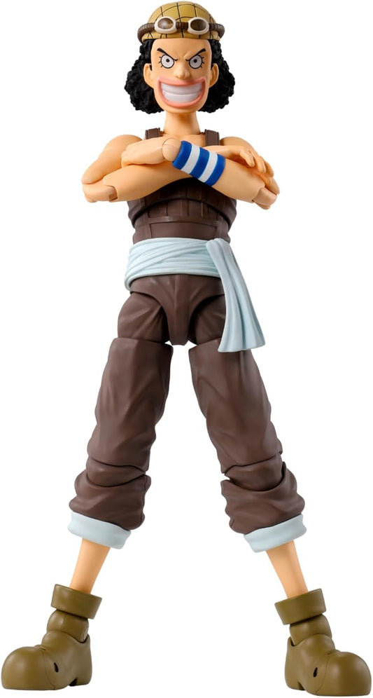 TAMASHII NATIONS S.H. Figuarts One Piece Usopp - Dawn of Adventures, Approx. 5.7 inches (145 mm), PVC & ABS Pre-painted Action Figure