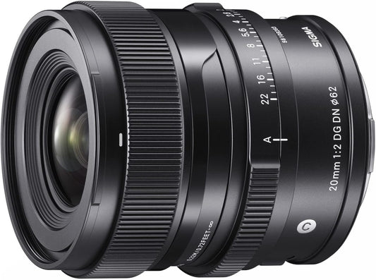 Sigma Sigma L-Mount Lens 20mm F2 DG DN Single Focal Wide Angle Full Size Contemporary Mirrorless Only