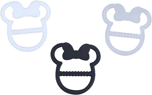 Paquete de 3 clips para camiseta de ratón para parque de atracciones, parque temático, bufanda, anillo, camiseta, corbatas, clips