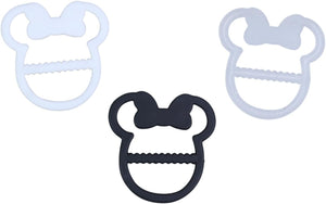 Paquete de 3 clips para camiseta de ratón para parque de atracciones, parque temático, bufanda, anillo, camiseta, corbatas, clips