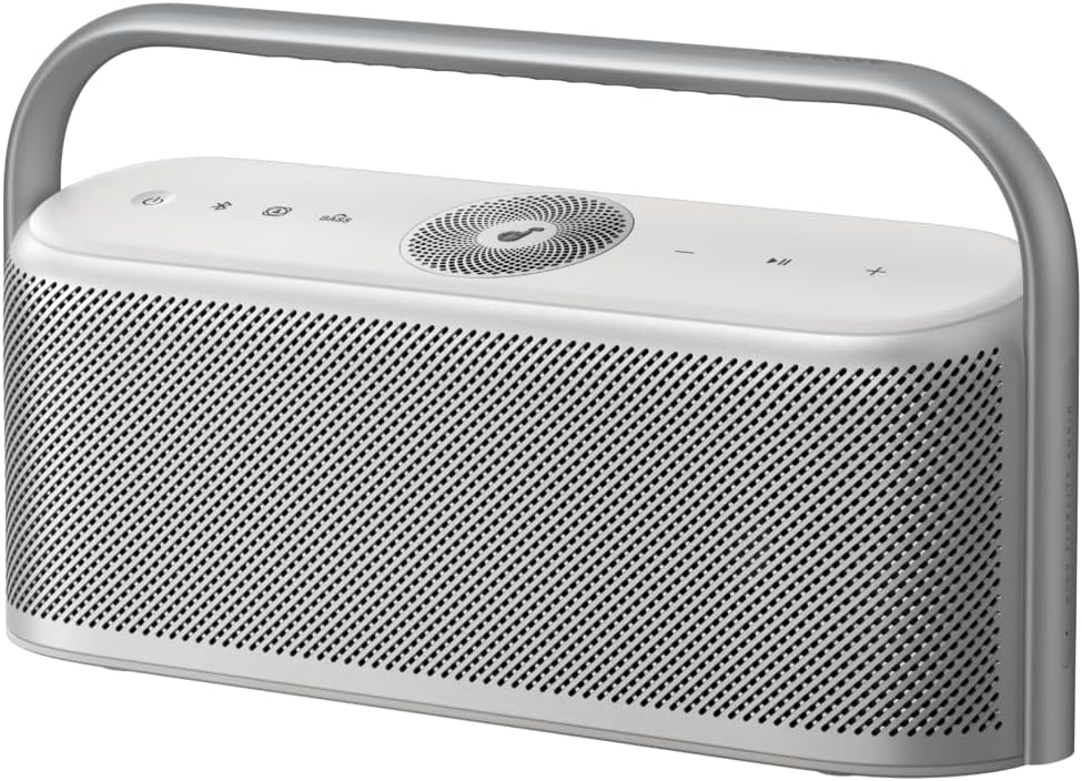 Anker Soundcore Motion X600 Bluetooth Speaker (Spatial Audio/High-Resolution Sound Source Playback/50W Output/IPX7 Waterproof Standard/Up to 12 Hours Playback/Pro Equalizer Function/AUX Compatible
