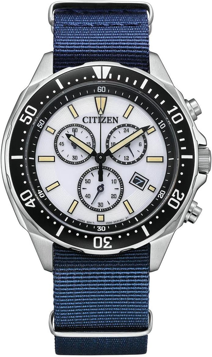 Citizen Collection AT2500-19A Photovoltaic Eco-Drive Waterproof Men's Watch Blue, white, Military