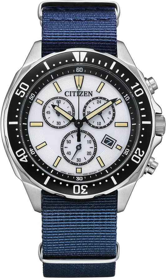 Citizen Collection AT2500-19A Photovoltaic Eco-Drive Waterproof Men's Watch Blue, white, Military