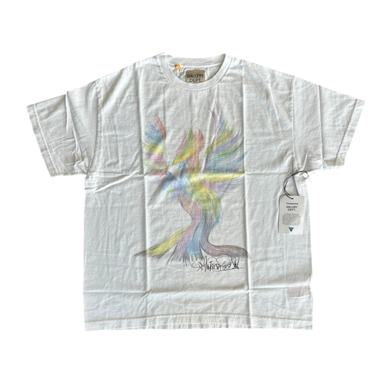 GALLERY DEPT 'WHITE' COMPOUND KIDS TEE