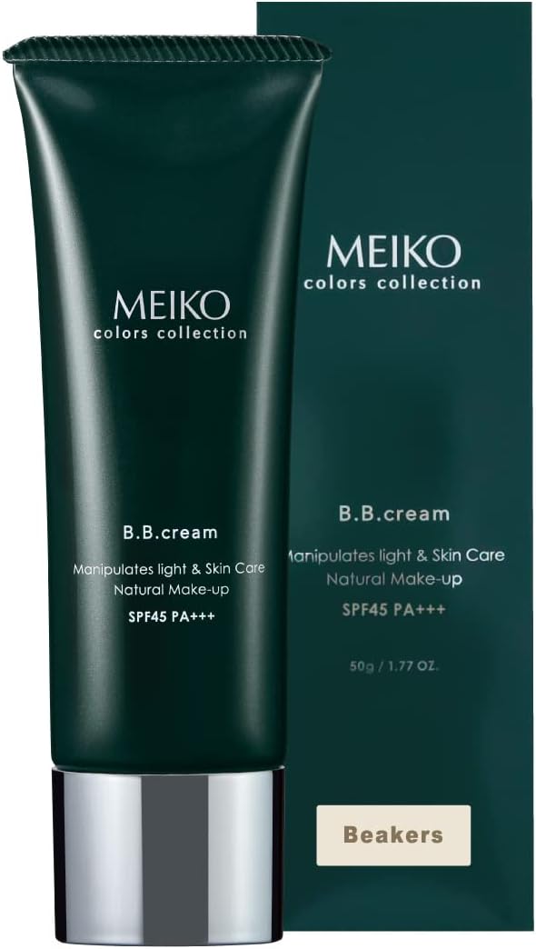 BB Cream FC Natural Beige, 1.8 oz (50 g) (SPF45 PA+++ Makeup Base, Sunscreen, Foundation, Stem Cells, MC Collection)