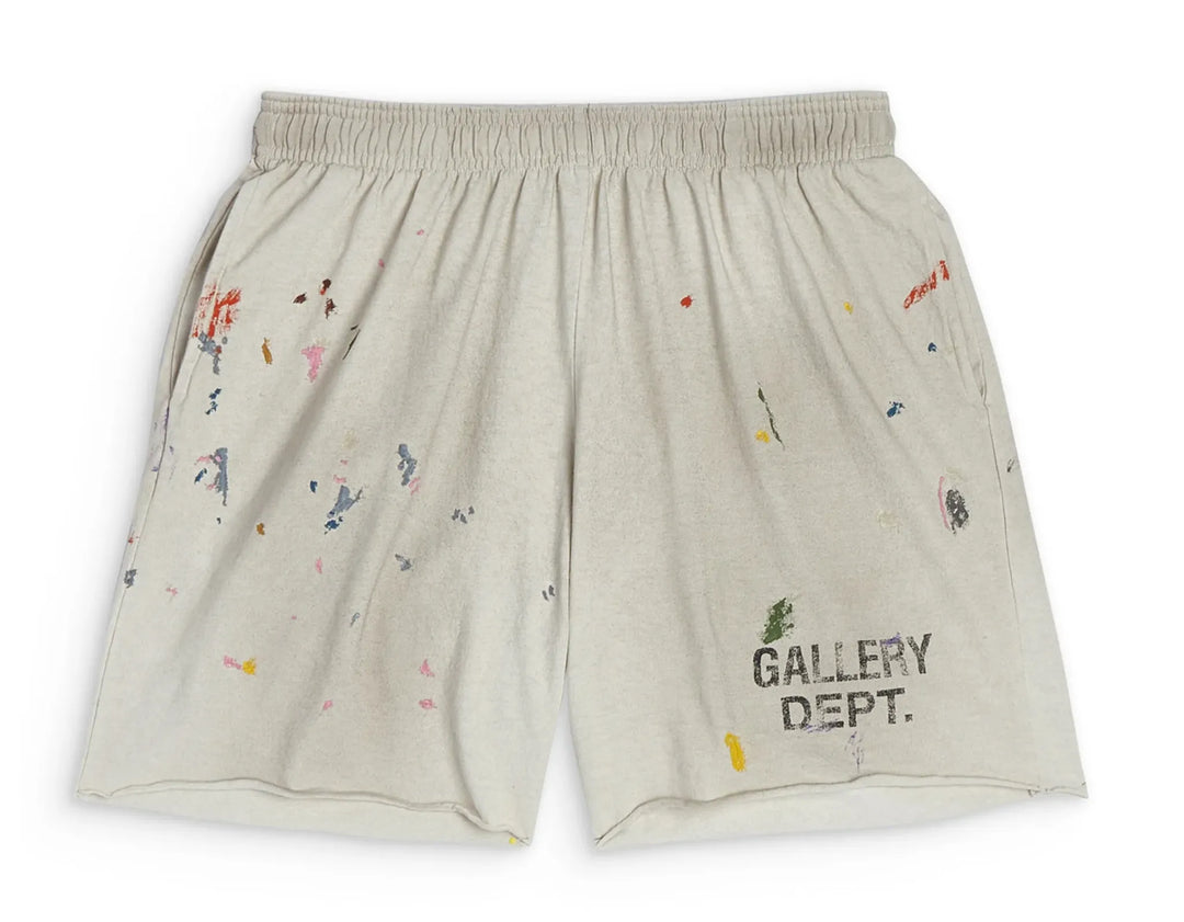 GALLERY DEPT 'WHITE' INSOMNIA PAINT SHORTS