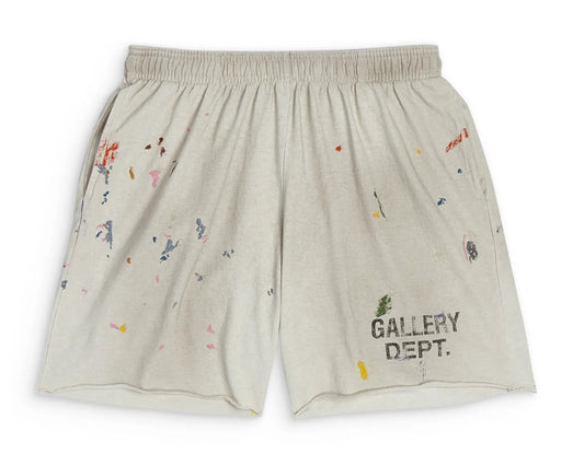 GALLERY DEPT 'WHITE' INSOMNIA PAINT SHORTS