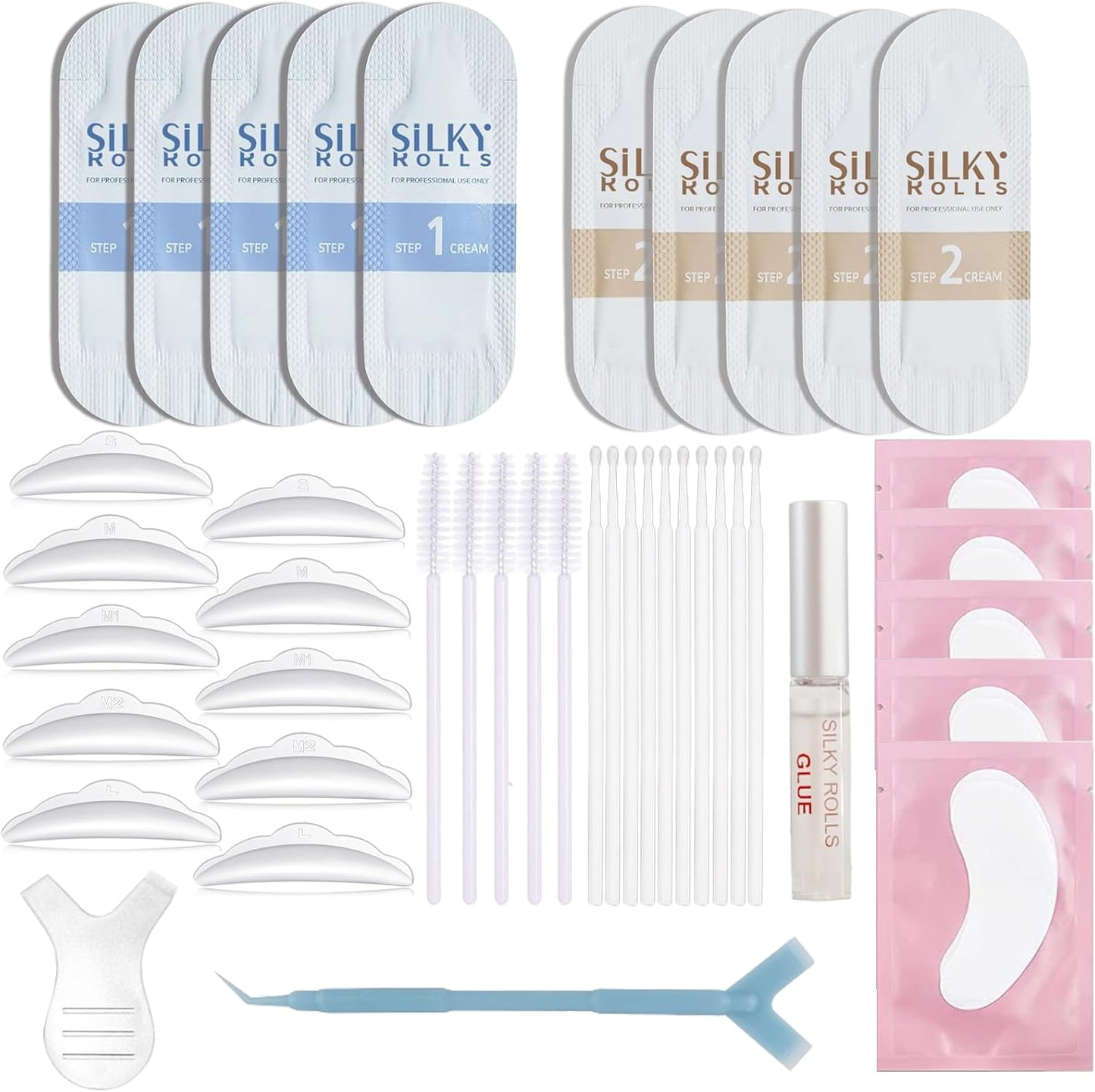 SILKY ROLLS False Eyelash Curl Set | Japanese Instruction Manual Included