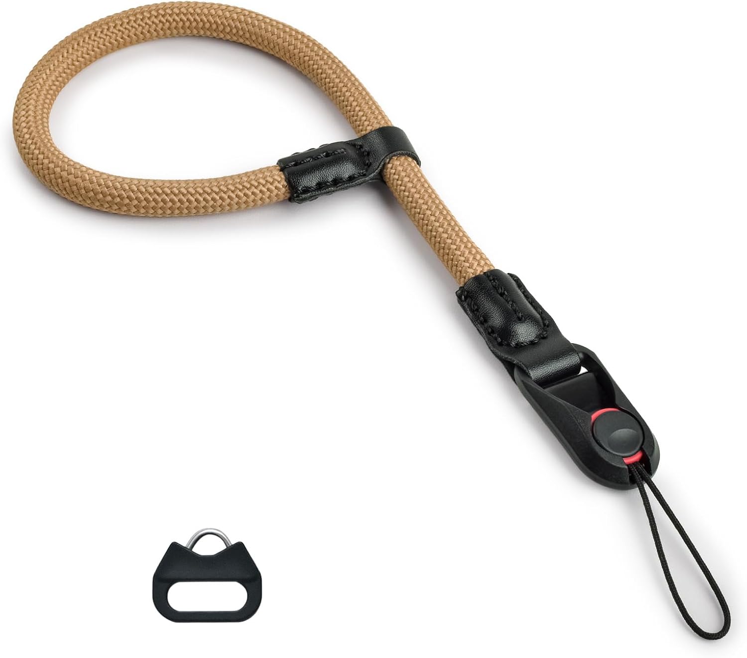 [VOVMOEYA] Hand Strap, Camera Strap, Wrist Strap for Fujifilm, Sony, Canon, Nikon Cameras, Stylish, Adjustable Length, Arm Strap, Triangular Ring, Quick Detach, Round Rope for Small Cameras,