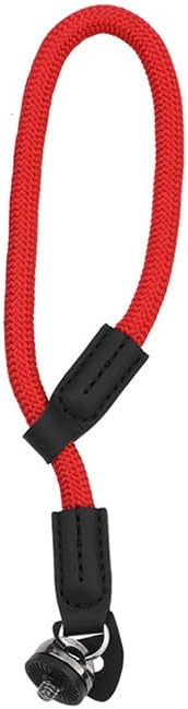 KOOLRIVER Camera Strap, Camera Strap, Hand Strap, Camera Strap, SLR, Mirrorless, Digital Camera, Wrist Strap, Drop Prevention, Grip Strap, For Canon, Nikon, Olympus, Olympus Sony, GoPro Hero dji zhiyun feiyu moza (Red)
