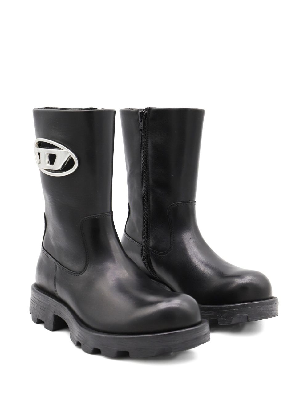 Diesel ディーゼルレザーバイカーブーツ - Image 1