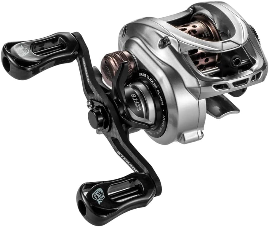 HICC50 Pro 136g Ultralight Baitcasting Reel BFS Baitcasting Fishing Reel 7.1/8.1 High Speed Gear Ratio 11+1BB 4KG Power Baitcasting Reel (8.1 Shallow Spool Left Hand)