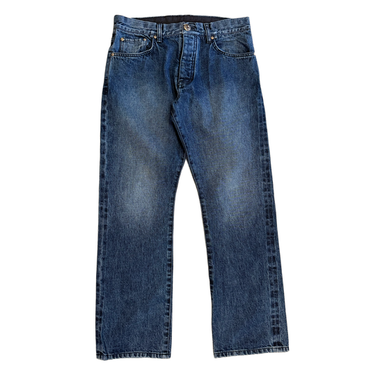 CHROME HEARTS 'BLUE DENIM' STRAIGHT LEG JEANS