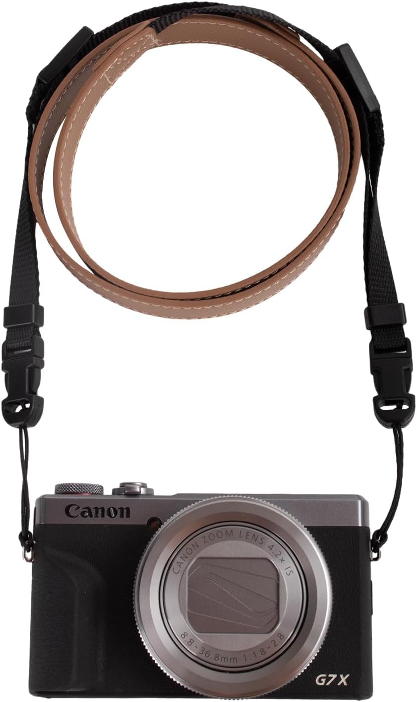 [VOVMOEYA] Camera Strap, Camera Neck Strap for Fujifilm/for Nikon/for Canon/for Sony/for Panasonic Shoulder Strap for G7X MARKIII, Compact Camera, SLR Mirrorless, Digital Camera, Stylish, Cross-body