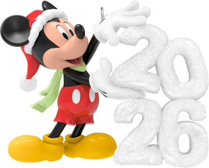 Hallmark Keepsake Adorno de Navidad 2026, Mickey Mouse A Year of Disney Magic 2026, regalos para fanáticos de Disney