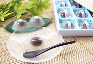 Onakamen Confectionery Gift, Japanese Confectionery Gift, Japanese Sweets, Mizumanju, Zujikan an Purpuru Water Manju (8 Pieces)