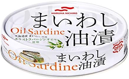 Maruhanichiro Maiwashi Oil-Cured Extra Virgin Olive Oil 100g x 5 pieces