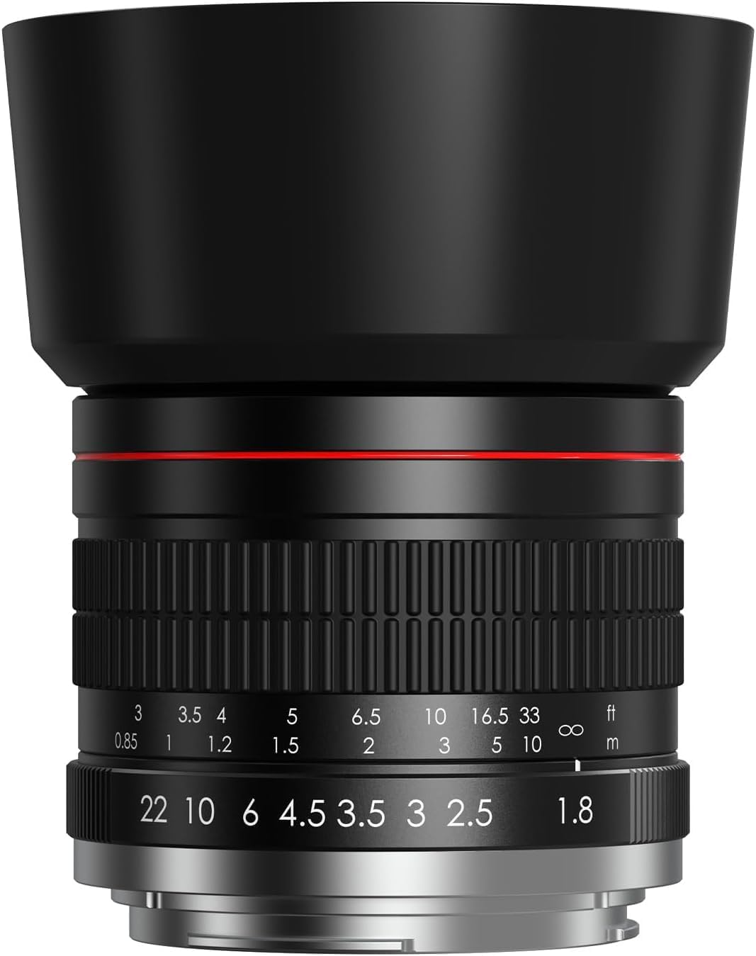 Lightdow for Canon EFレンズ 85mm F1.8 大口径レンズ単焦点 中望遠レンズ for Canon EOS Kiss X10i X10 X9i X9 X8i X7i X6i X5 X4 X3 X2 X70 90D 80D 70D 60D 6D 5D 250D Rebel T8i T7 T7i T3i一眼レフカメラレンズ