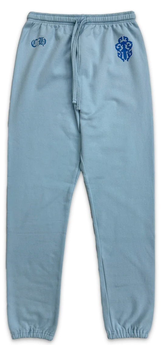 CHROME HEARTS 2025 MIAMI ART BASEL EXCLUSIVE BLUE VINE DAGGER SWEATPANTS