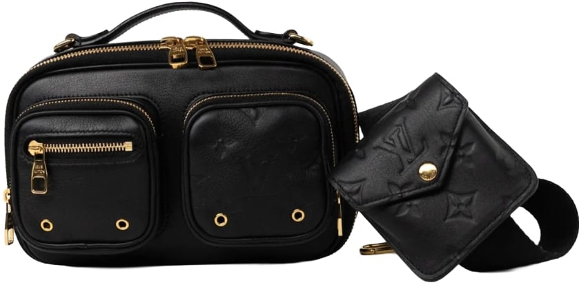 LOUIS VUITTON 'BLACK MONOGRAM' CROSSBODY BAG