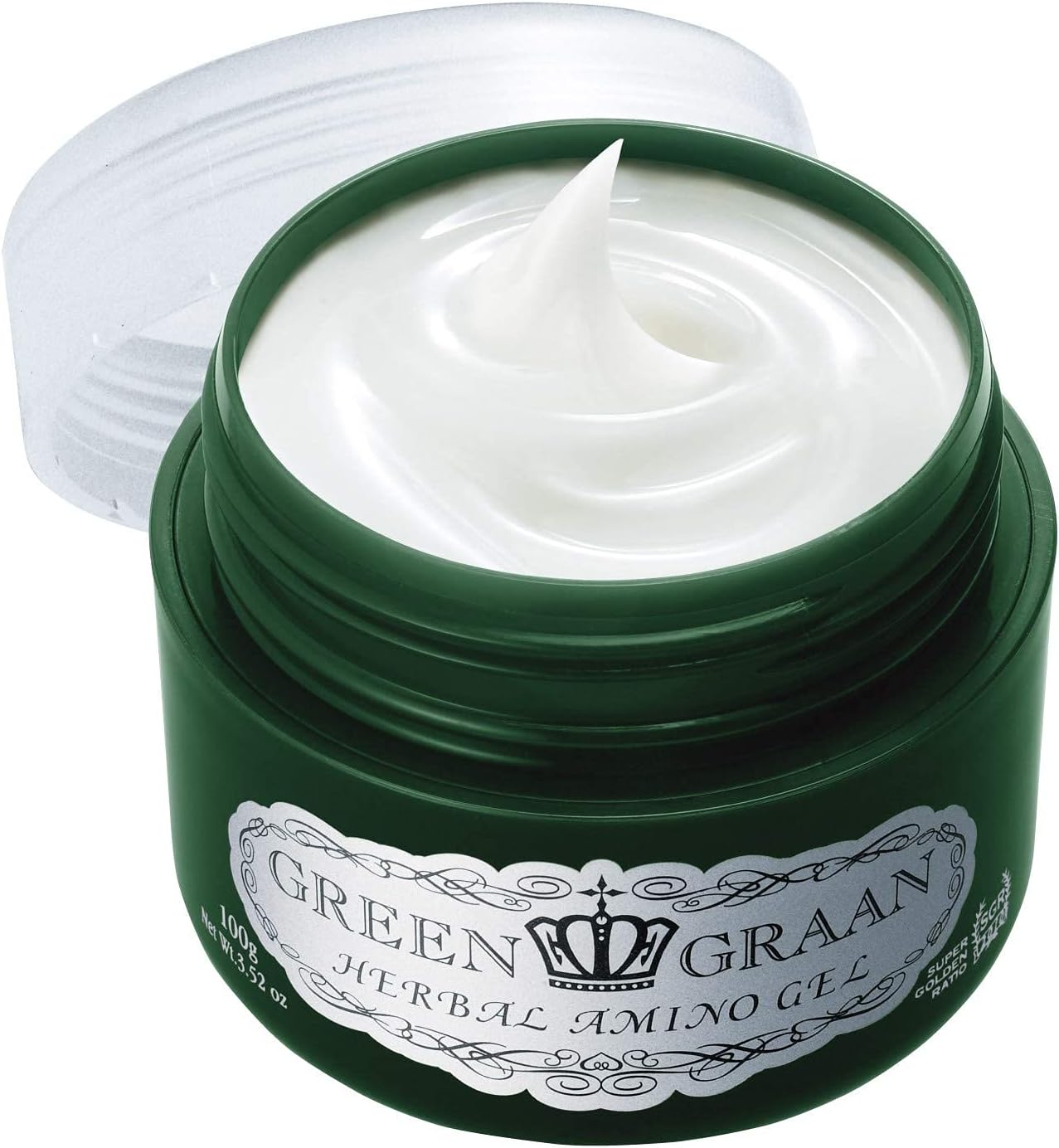 Crude Gringlan Herbal Amino Gel [3.5 oz (100 g) / Approx. 2 Months Supply / High Concentration Oxygen Water Used] All-in-One Gel (Herbal Scent), Adley, Houtdami, Concentrated Gel Cream