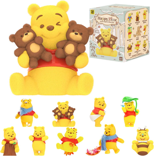 TOP TOY Disney (Disney) Winnie the Pooh Happy Every Day 2.0 Series [1 Piece] Gacha Gacha Blind Box Figure Soft Vinyl PVC Premium Toy Birthday Present Winnie the Pooh For Character Collectors