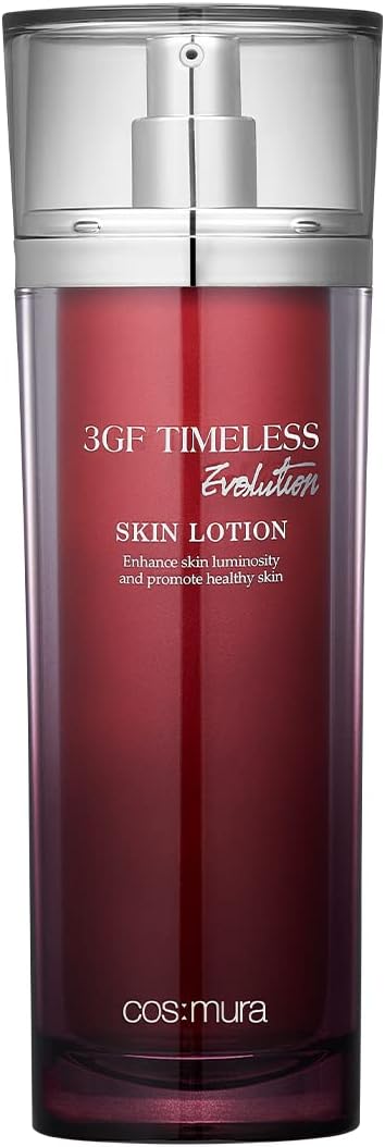 Cos:mura Official Dealer 3GF TIMELESS EVOLUTION SKIN LOTION Lotion + Milky Lotion, 4.2 fl oz (120 ml)