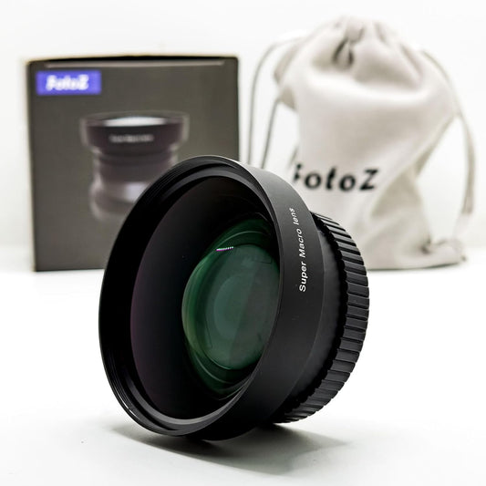 FotoZ 49mm 10x Professional Macro Conversion Lens Super Macro Lens for Canon EOS M6 M50 Mark II M100 M200 R50 R100 EF-M 15-45mm RF-S 18-45mm Kit Lens