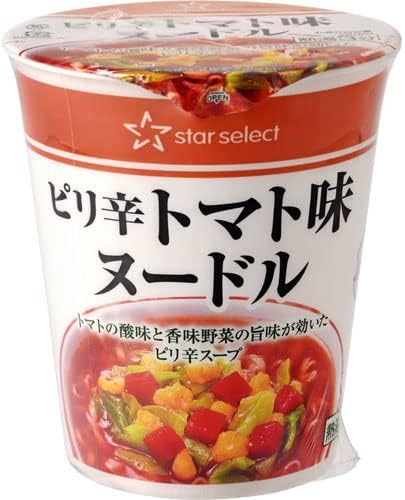 Star Select Spicy Tomato Flavor Noodle, 2.4 oz (68 g)