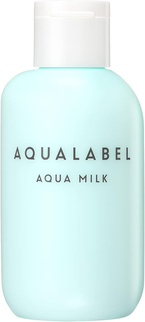 Aqua Label Aqua Milk, 5.1 fl oz (145 ml) Body, Milky Lotion, Fragrance-free, Alcohol Free, Paraben Free, Coloring, Mineral Oil Free