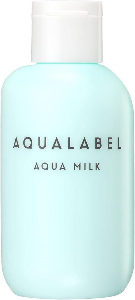 Aqua Label Aqua Milk, 5.1 fl oz (145 ml) Body, Milky Lotion, Fragrance-free, Alcohol Free, Paraben Free, Coloring, Mineral Oil Free