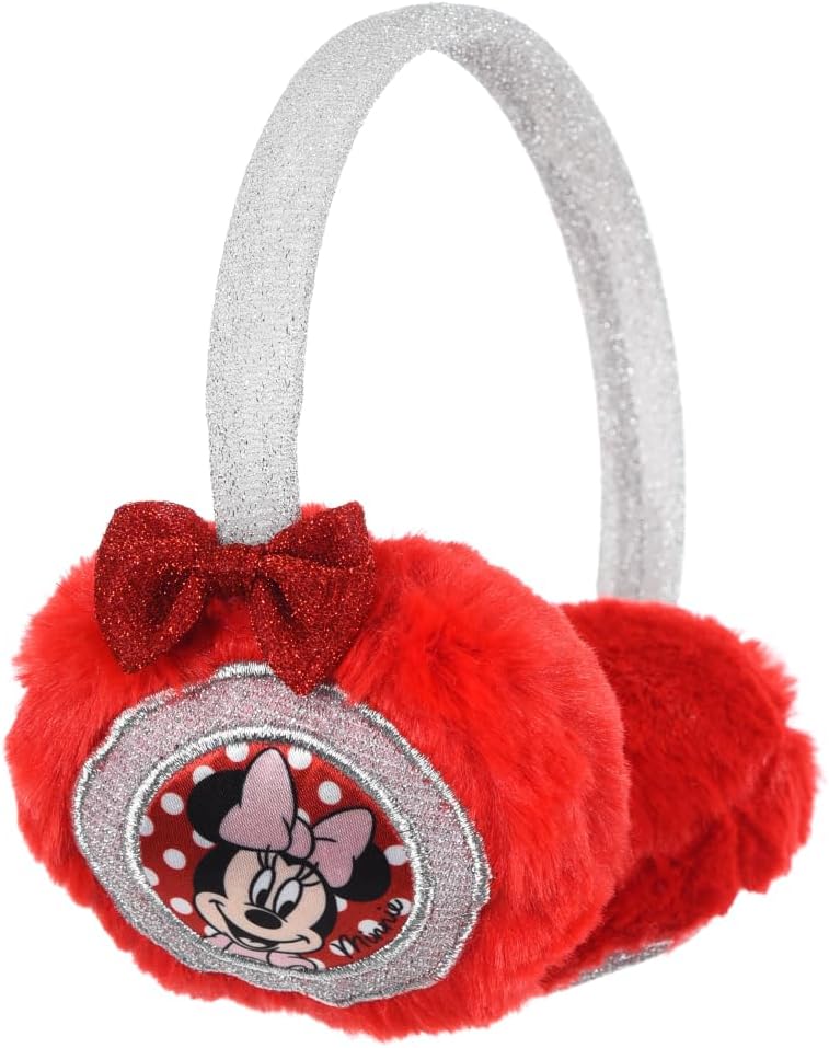 CARTOON Minnie Disney Earmuffs Winter Accessory for Children Adjustable Headband Ear Protection from Cold Wind