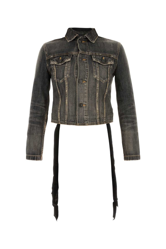 Balenciaga バレンシアガブラックデニムジャケット - Image 1