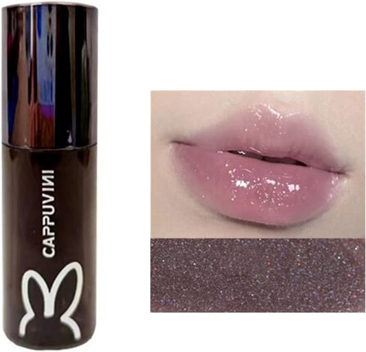 Lip Tint, Mirror Tint, Moisturizing, Glitter, High Color, Long Lasting, Lipstick, Gloss, Moisturizing, Non-Stick Lip Mask, Lip Gloss, Won't Fall Off, Popular, Red Lip, 9 Colors, Chinese Cosmetics