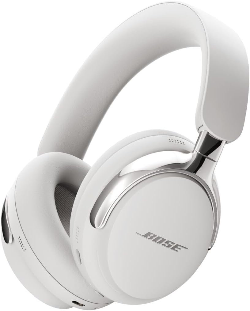 Bose QuietComfort Ultra Headphones (2nd Gen), Spatial Audio Fully Wireless Over-Ear Headphones, Noise Cancelling, Bluetooth Connection, Built-in Microphone, Up to 30 Hours Playtime, Fast Charging