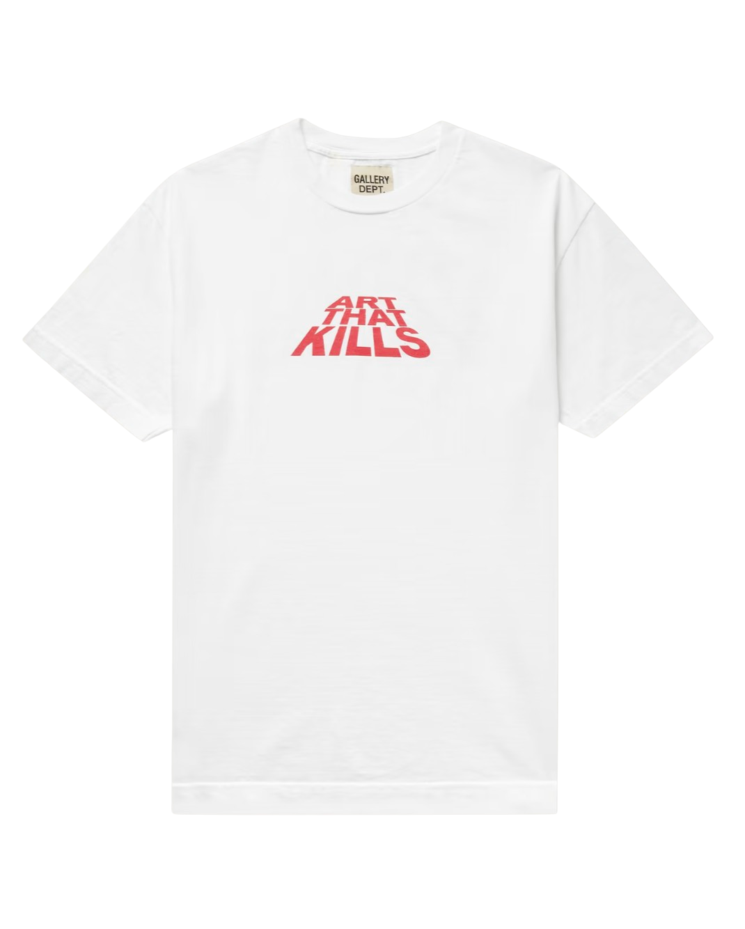 GALLERY DEPT. ATK STACK LOGO WHITE TEE
