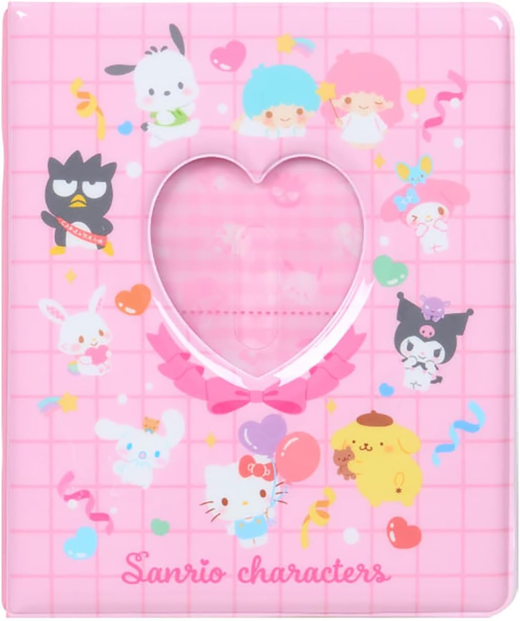Sanrio (SANRIO) L-size Photo Pocket Album (Enjoy Idol) Sanrio Characters PVC Approximately Width 18 x Depth 3.3 x Height 22 cm 6-Hole Type Sheet 12 (48 Pockets) Binder 493716