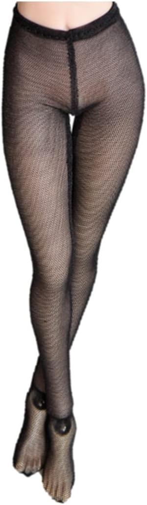 (ST TS) Figure, Stockings, Tights, 1/6 Scale, Doll, Costume, Pants, Body, Lady, Female (01, Black)