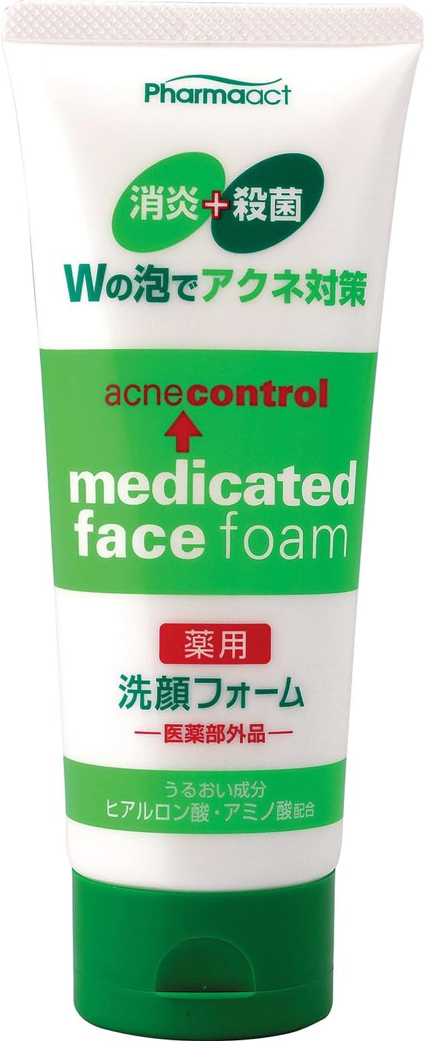 熊野油脂 ファーマアクト 薬用洗顔フォーム 130g [医薬部外品]